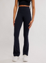 FP Movement Women's Never Better Flare Pants in Black full length