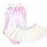 Shade Critters Girls' Metallic One-Piece Tutu Swimsuit back view