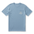 Duck Head Men's Catch Of The Day T-Shirt Chambray Blue front view