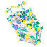 Shade Critters Girls' Citrus Ruffle One-Piece Swimsuit