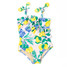 Shade Critters Girls' Citrus Ruffle One-Piece Swimsuit detail view