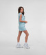 Southern Shirt Women's Astroknit V-Neck Short Sleeve Top Chambray side