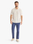 Fair Harbor Men's Oasis Textured Shirt Shell Stripe angled view