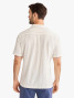 Fair Harbor Men's Oasis Textured Shirt Shell Stripe back view