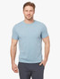 Fair Harbor Men's Kismet Tee Faded Denim front view