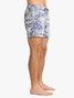 Fair Harbor Men's 5" Bungalow Trunks Silver Palms front view