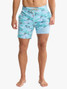 Fair Harbor Men's 7" Bayberry Trunks Aqua Waters detail view