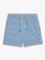 Fair Harbor Men's 7" Bayberry Trunks Grey Seersucker back view
