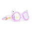Bling2o Girls' Frosted Feline Swim Goggles in Purrfect Purple side view