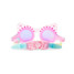 Bling2o Girls' Frosted Feline Swim Goggles in Pink Purr three-quarter view