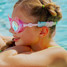 Bling2o Girls' Frosted Feline Swim Goggles in Pink Purr side view