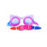 Bling2o Girls' Savvy Cat Swim Goggles in Purrfectly Patriotic side view