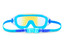 Bling2o Boys' Hologram Swim Goggles in Ocean Byte