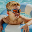 Bling2o Boys' Covert Chomp Swim Goggles in Deep Cover close-up