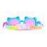 Bling2o Girls' Flexi Feline Swim Goggles in Pouncy Blue