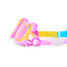 Bling2o Girls' Flexi Feline Swim Goggles in Plush Paw Pink side view