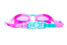 Bling2o Girls' Neptune's Pearl Swim Goggles in Seafoam Siren side view