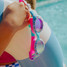 Bling2o Girls' Neptune's Pearl Swim Goggles in Seafoam Siren