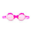 Bling2o Girls' Ribbon Glam Swim Goggles in Bow Dazzle Pink angle view