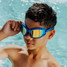 Bling2o Boys' Streamline Swim Goggles in Deep Tide lens detail