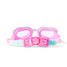 Bling2o Girls' Uniglow Swim Goggles in Colorburst Rainbow front view
