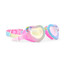 Bling2o Girls' Uniglow Swim Goggles in Colorburst Rainbow side angle