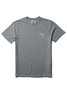 Vissla Men's Craftsmen Short Sleeve Tee in Blue Haze front view