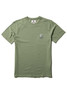 Vissla Men's Peaky Short Sleeve Tee in Sage front view