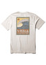 Vissla Men's Peaky Short Sleeve Tee in White back view