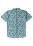 Vissla Men's Jungalo Hybrid Eco Short Sleeve Shirt in Maui Blue side view