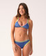 PQ Swim Women's Platinum Crochet Bikini Top close-up