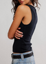 Free People Women's Jamie Henley Tank in Black