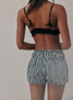 Free People Women's Favorite Find Bloomers Shorts in Black Combo back view