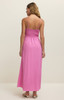 Z Supply Women's Granada Airy Gauze Maxi Dress in Spanish Rose back view