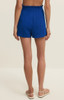 Z Supply Women's Emory Airy Gauze Shorts in Nautical, back view