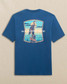 Southern Tide Men's Heron Short Sleeve T-Shirt in Nautical Blue detail view