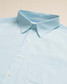 Southern Tide Men's Screen Porch Plaid Charleston Sport Shirt in Tropical Breeze Blue detail view