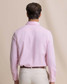 Southern Tide Men's Screen Porch Plaid Charleston Sport Shirt in Sea Pink back view