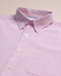 Southern Tide Men's Screen Porch Plaid Charleston Sport Shirt in Sea Pink collar detail