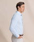 Southern Tide Men's Amelia Island Stripe Charleston Sport Shirt in Ocean Channel side view