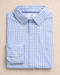 Southern Tide Men's Nassau Gingham Sport Shirt in Ocean Channel detail