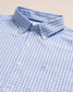 Southern Tide Men's Nassau Gingham Coastal Breeze® Sport Shirt in Ocean Channel