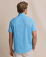Southern Tide Men's Flower Garden Coastal Breeze® Short Sleeve Sport Shirt in Tropical Breeze Blue