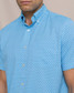 Southern Tide Men's Flower Garden Coastal Breeze Short Sleeve Sport Shirt Tropical Breeze Blue detail view