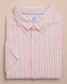 Southern Tide Men's Marina Seersucker Coastal Breeze® Short Sleeve Sport Shirt in Sea Pink