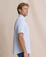 Southern Tide Men's Marina Seersucker Coastal Breeze® Short Sleeve Sport Shirt in Tropical Breeze Blue