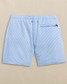 Southern Tide Men's Seersucker Stripe Maritime Swim Trunks in Blue Stream