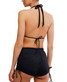 free-est by Free People Women's Ginny Cinch Swim Shortie in Black