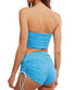 free-est by Free People Women's Ginny Cinch Swim Shortie in Bonnie Blue