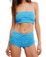 free-est by Free People Women's Ginny Cinch Swim Shortie in Bonnie Blue